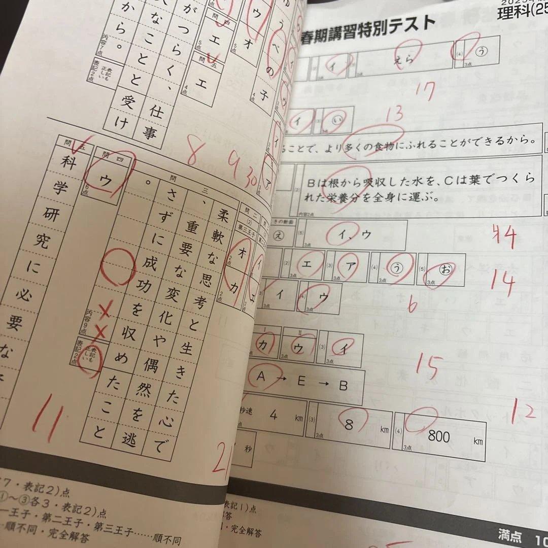 日能研 2025年 6年生 春期講習テスト - メルカリ