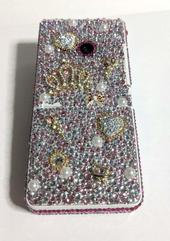 ハート】デコ電/平成レトロ/ガラケー/ギャル/GAL/キティ/凸電 - メルカリ