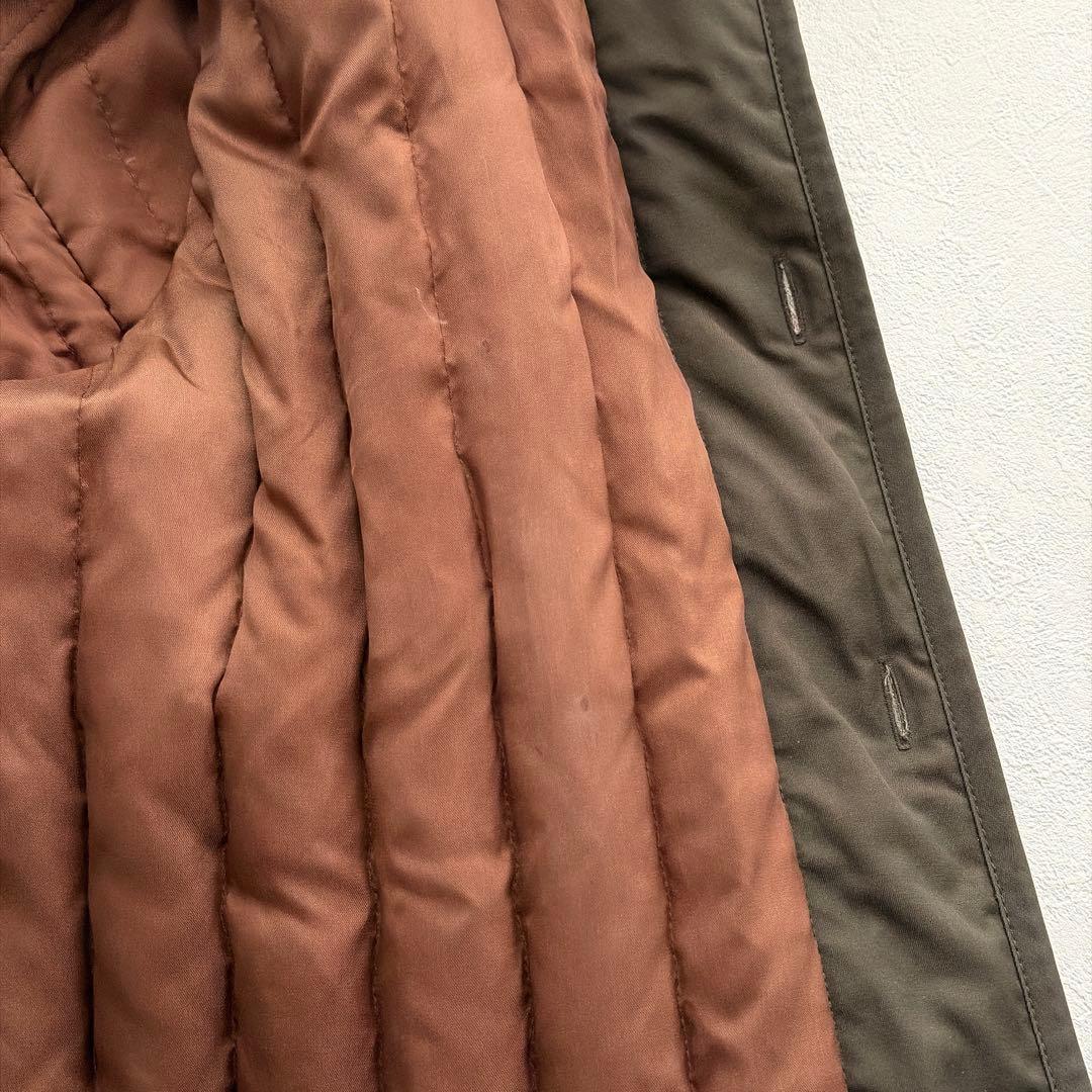 Theory セオリー リアルファー付き モッズコート S カーキ 中綿