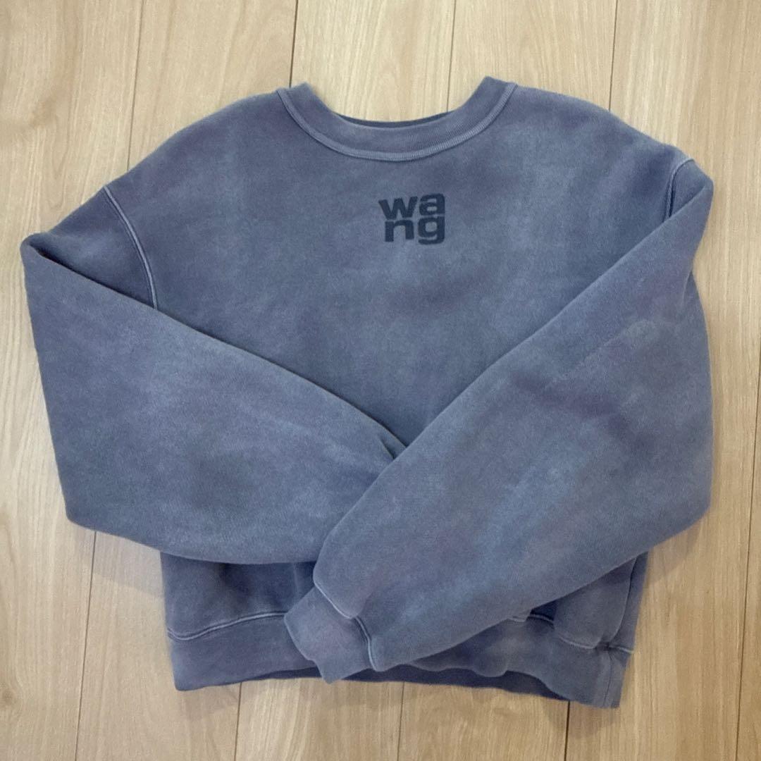 alexanderwang.t ダークグレー スウェット S 中古・古着通販】ALEXANDER WANG (アレキサンダー・ワン) Essential