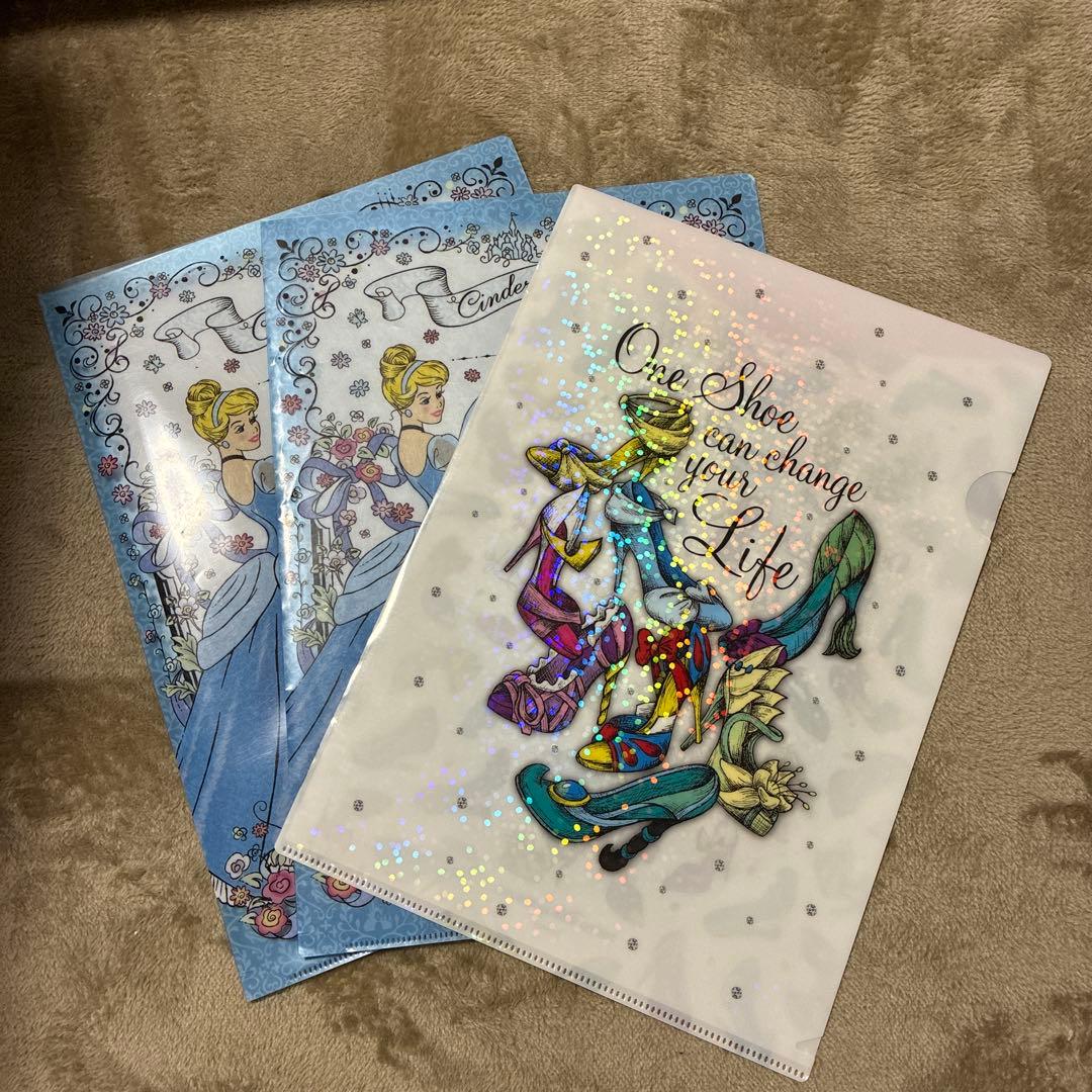 ディズニープリンセス シンデレラ クリアファイル 3枚セット - メルカリ