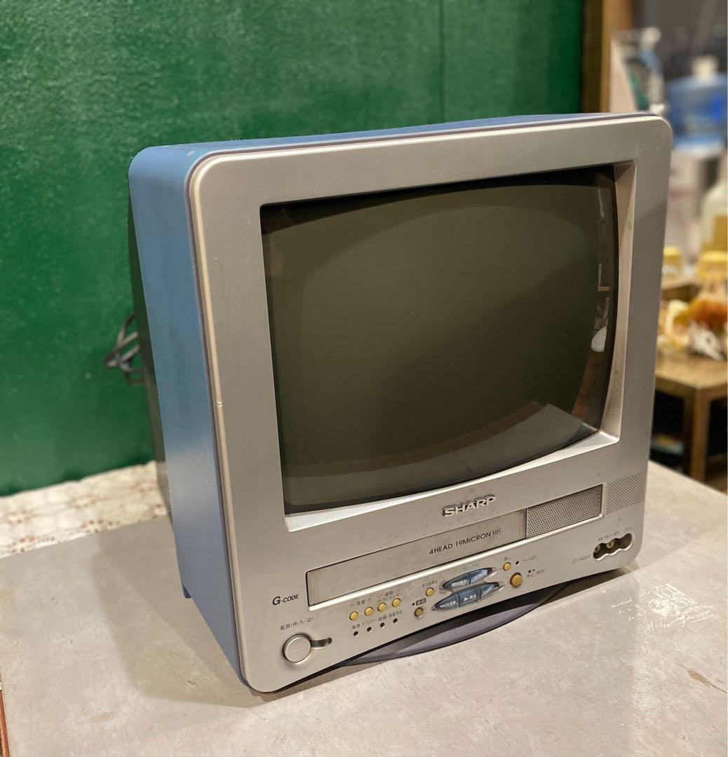 ジャンク シャープ テレビデオ ブラウン管テレビ ビデオ VHS - メルカリ