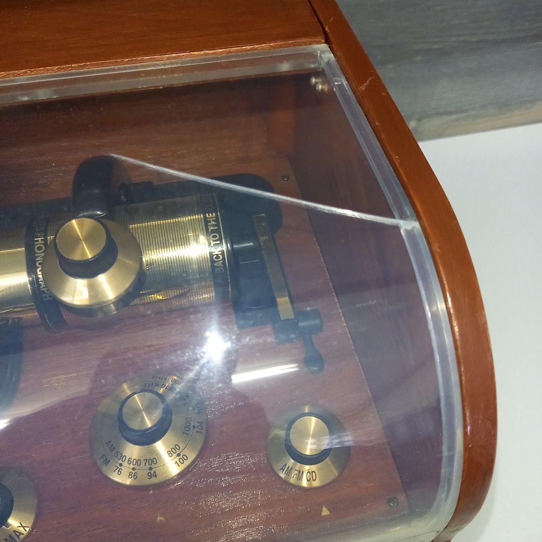 エンボリオ CDラジオ PHONOGRAPH 蓄音機 アンティーク レトロ