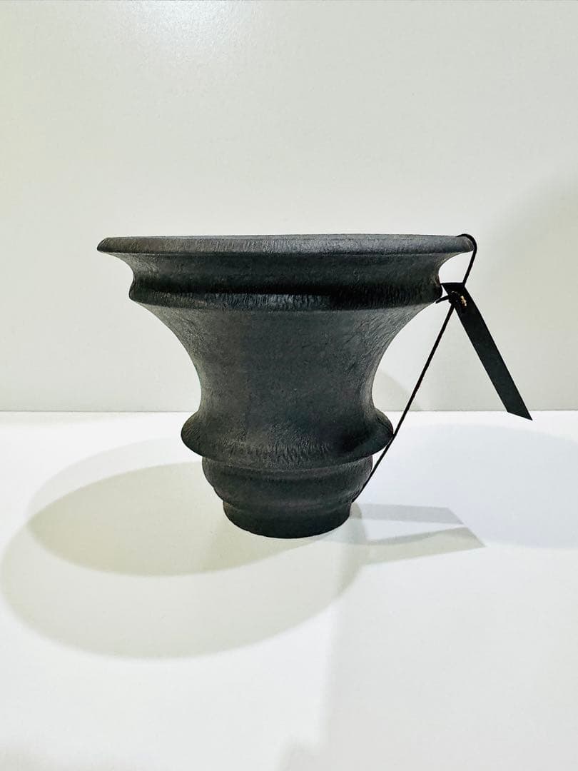 カタチ製作所 Mederu pot ドリッパー レザーブラック サイズS