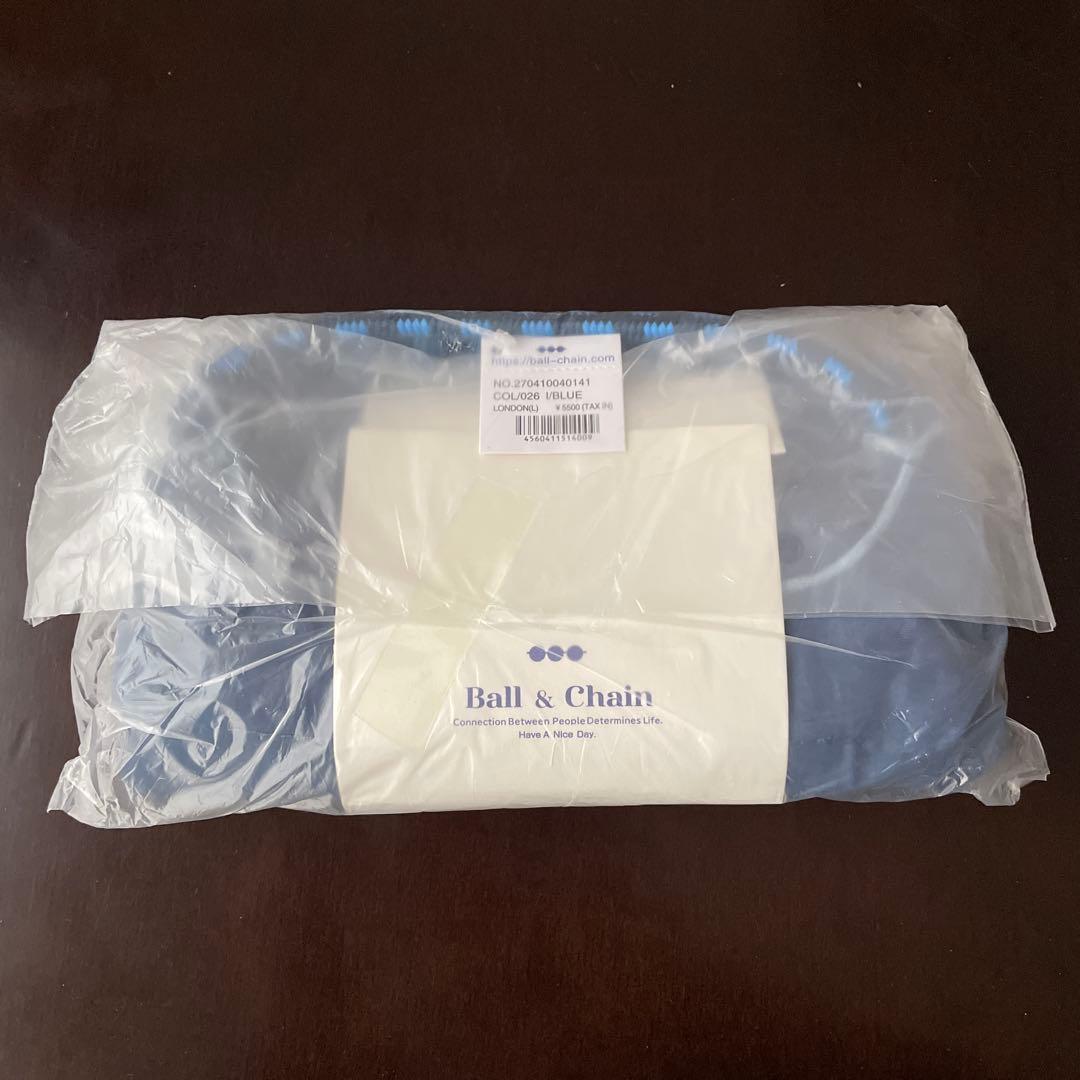 ボールアンドチェーン チャコット ロンドン Lサイズ アイアンブルー