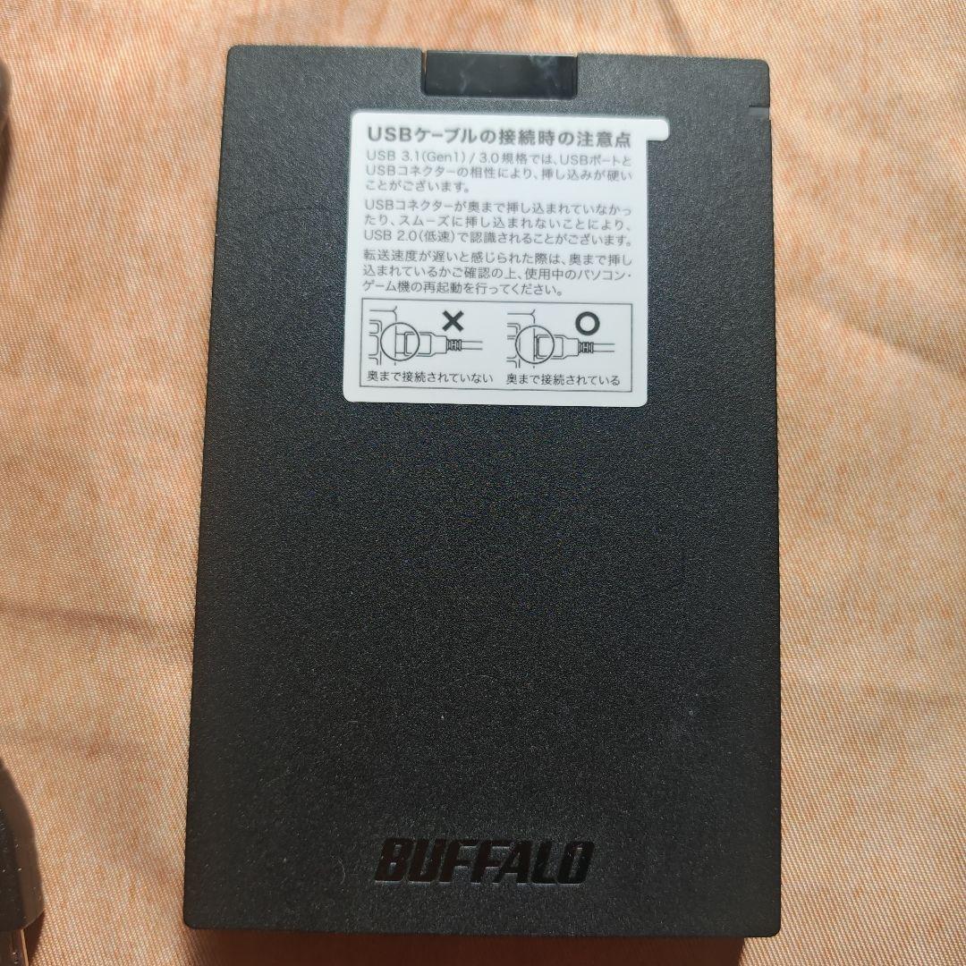 BUFFALO 1.9TB 外付けSSD SSD-PG1.9U3-8A