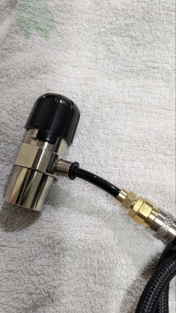 HPAホース 外部ソース Co2 ワンタッチコネクタ マルイマガジンアダプター