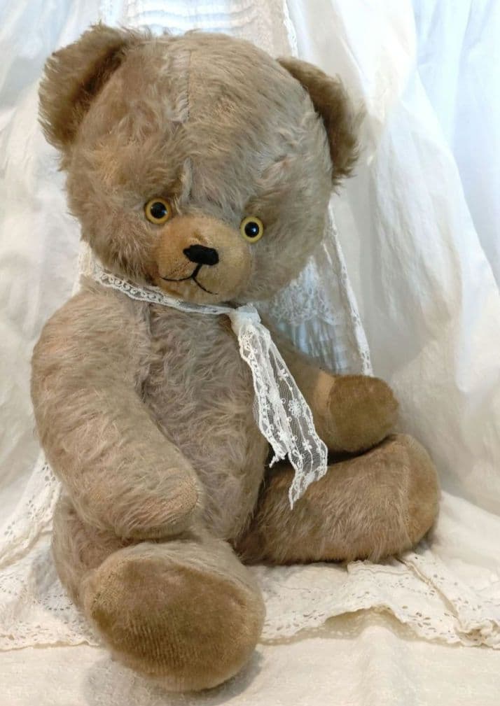 専用　ビンテージ フランスベア 55cm フランスJPM社1940〜50年代 ＊ ビンテージベア ＊ 存在感たっぷり60cm