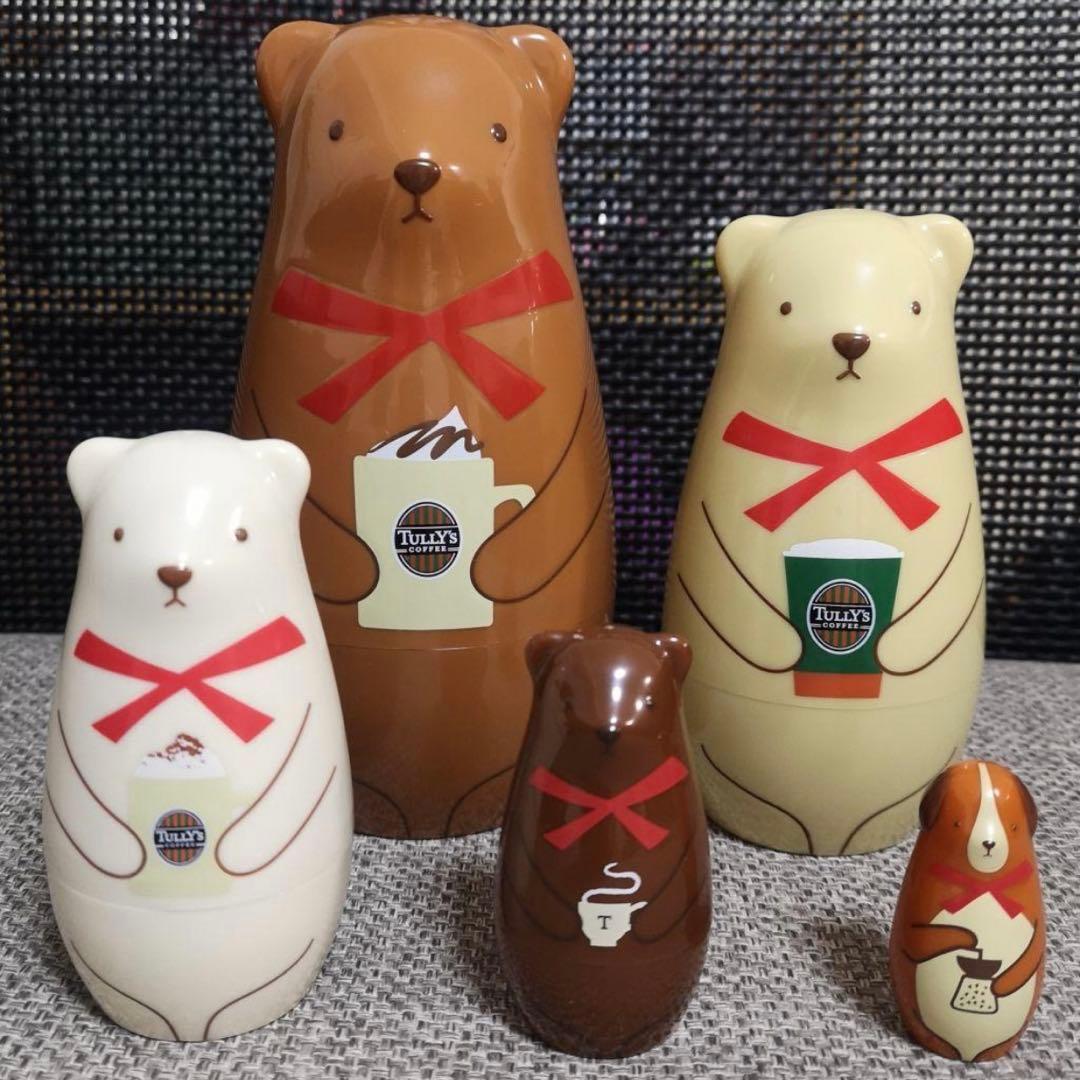 TULLY'S COFFEE ベアフルマトリョーシカ タリーズ - メルカリ