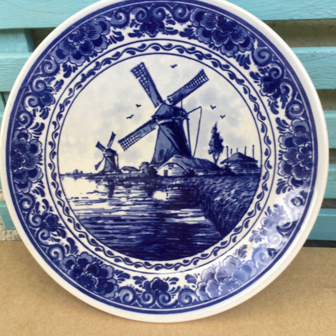 デルフト焼き オランダ皿ヴィンテージ - メルカリ