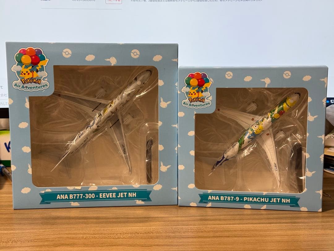 ANAポケモンジェット JA784A JA894A 1/400モデル 2機セット Phoenix ANA All Nippon Boeing 787-9 Dreamliner JA894A Pokemon