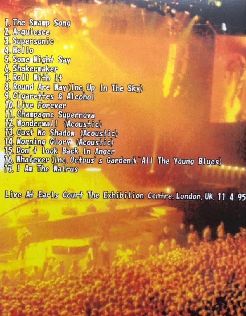oasis】 LIVE DVD 6本セット