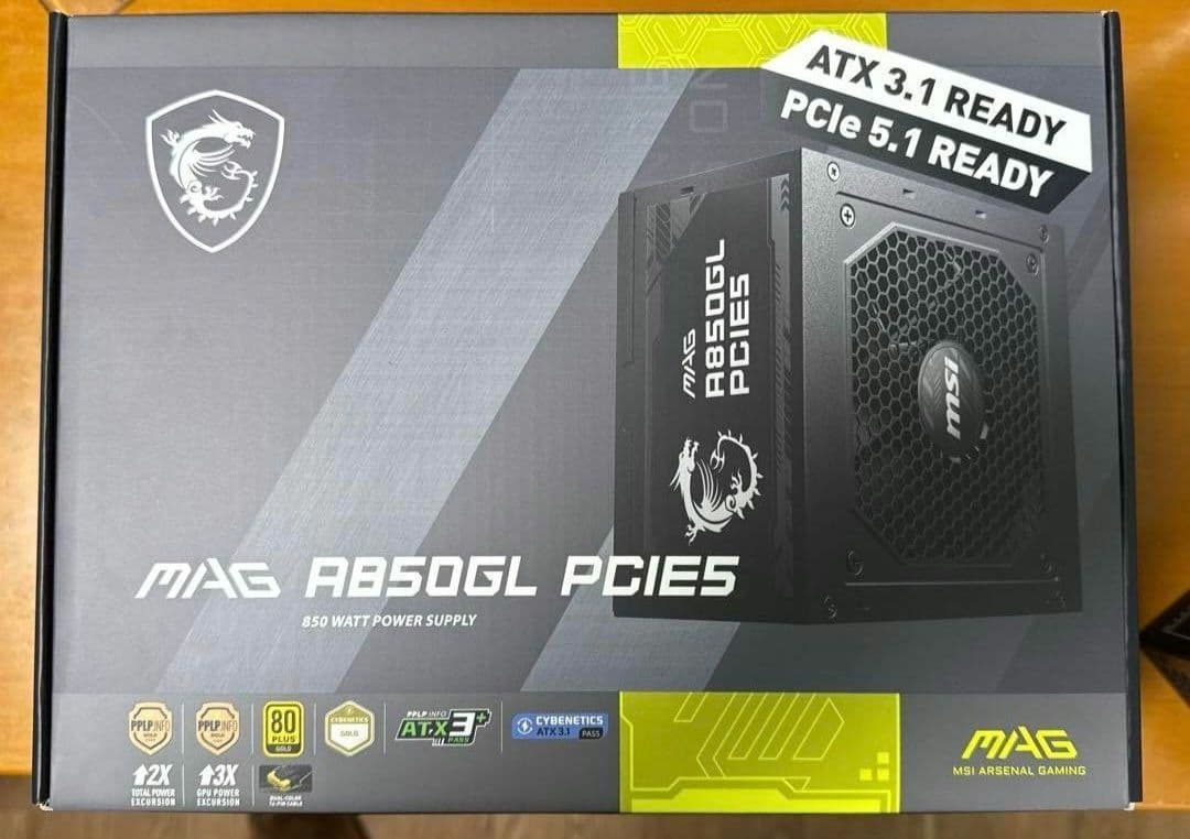 MSI MAG A850GL PCIE5 850W電源 MSI MAG A850GL PCIE5 850W ATX 3.1 Power Supply - MSI-US Official Store