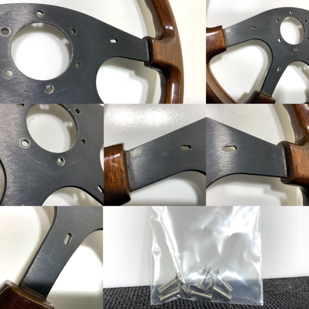 イタルボランテ ドルチェ ウッドステアリング 36.5パイ 99年製 美品