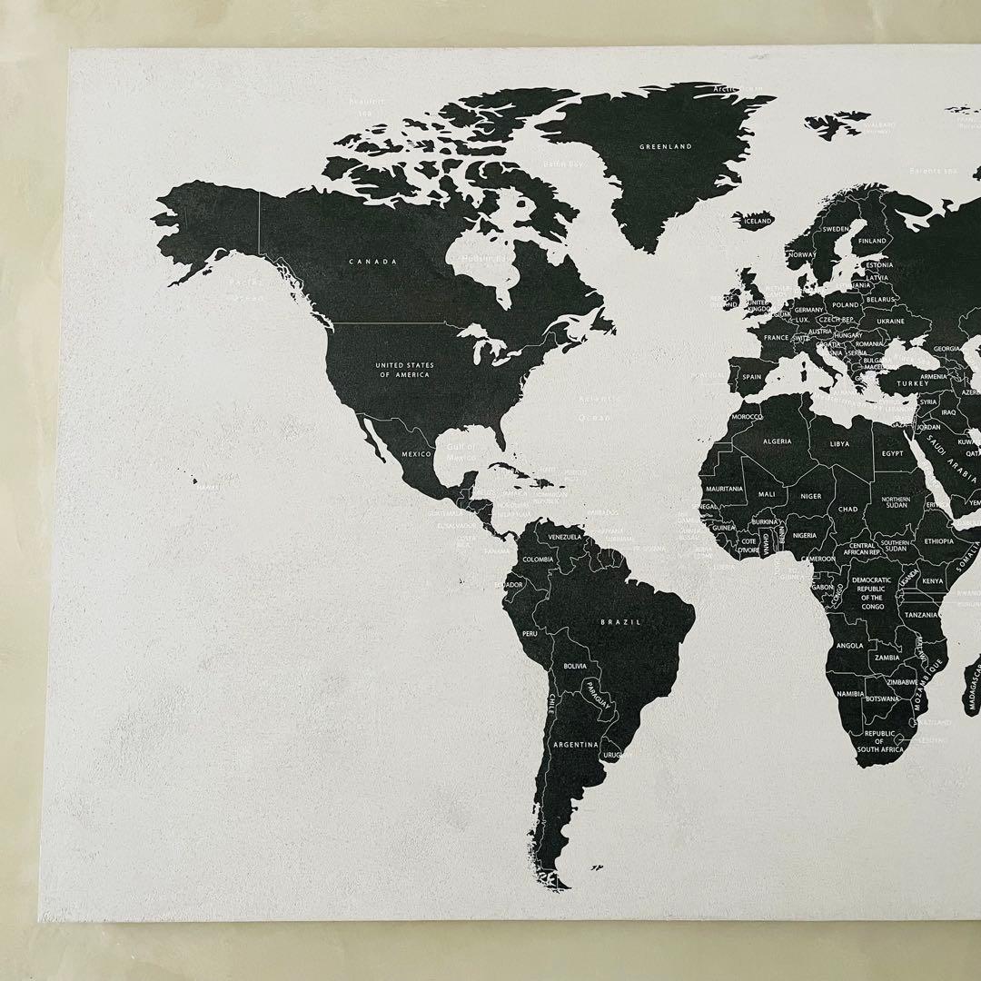 美品】BoConcept 世界地図 アート 100×180 コンクリート 希少 - メルカリ