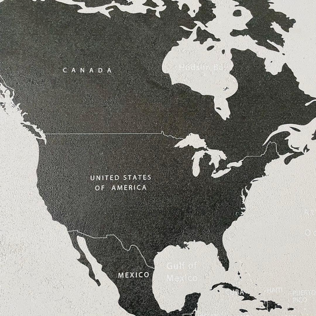 美品】BoConcept 世界地図 アート 100×180 コンクリート 希少 - メルカリ