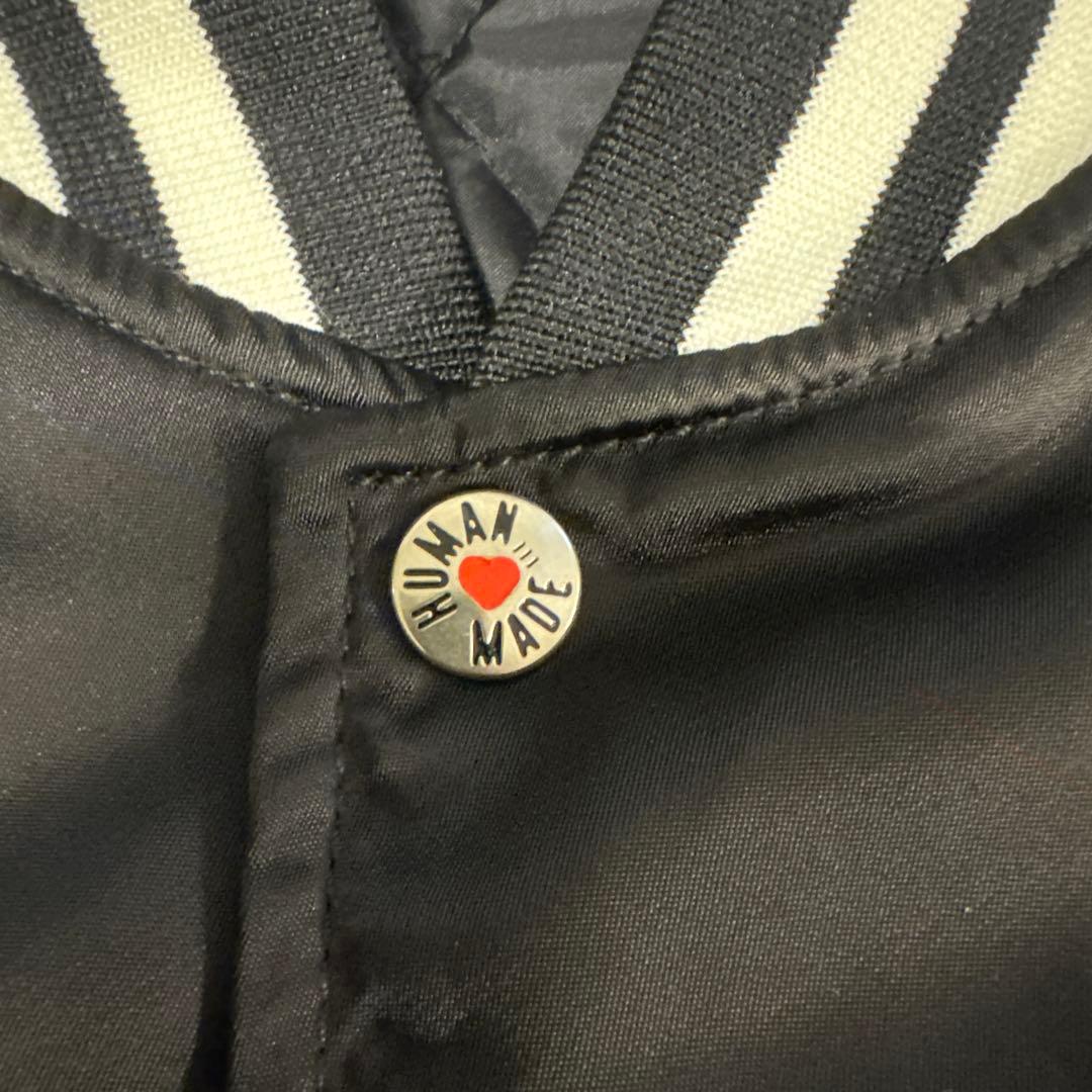 ジャケット・アウター HUMAN MADE Nylon Stadium Jacket \"Black\"