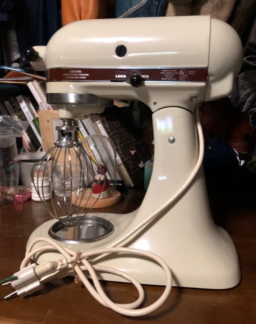 KitchenAid K45SS クリームカラー スタンドミキサー KitchenAid K45SS クリームカラー スタンドミキサー KitchenAid K45SS