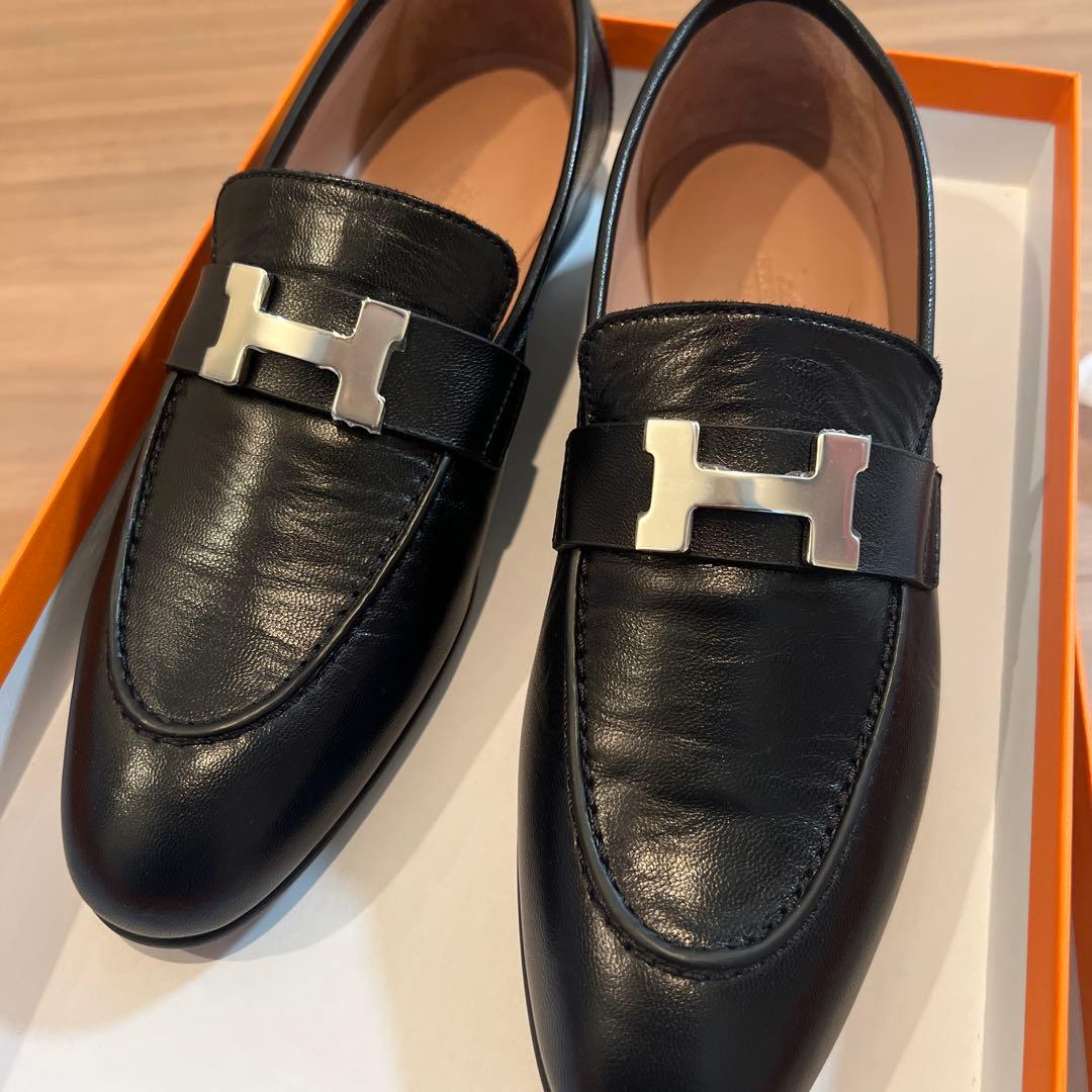 HERMES エルメス ローファー 箱 保存袋つき 楽天市場】【箱・布袋あり】HERMES エルメス ローファー モカシンパリ