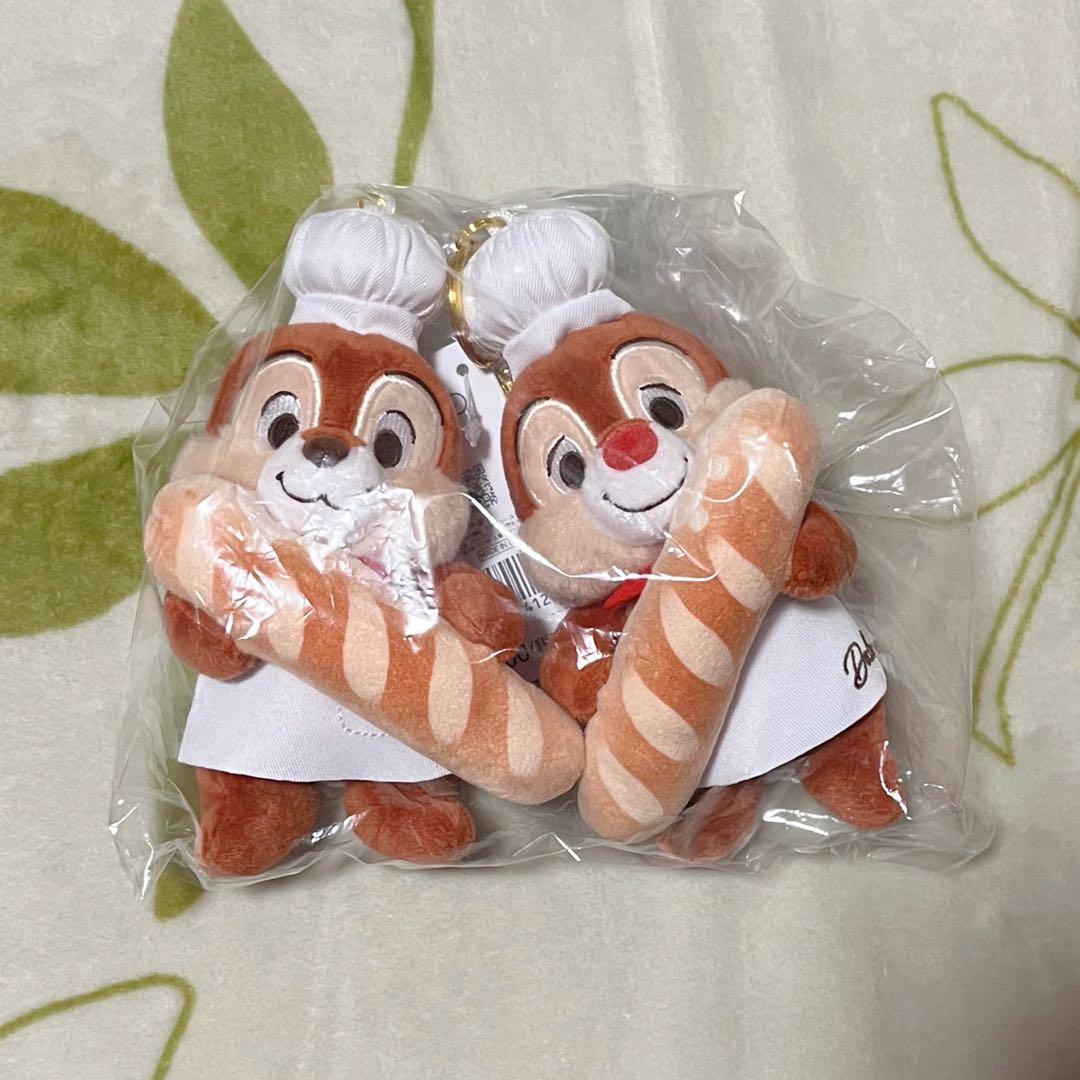 チップとデール シェフぬいぐるみキーホルダー2体セット ディズニー