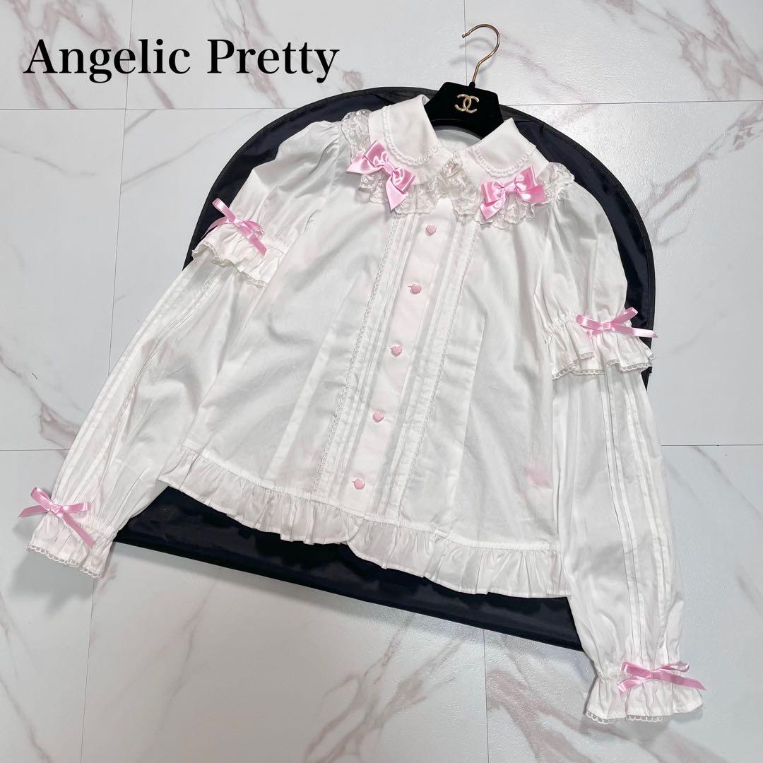 angelic pretty ブラウス 丸襟 レース 刺繍 リボン 2way 商品詳細ページ