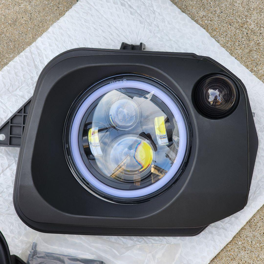 JB23 ジムニー LEDヘッドライトユニット付き ブラック 左右 - メルカリ