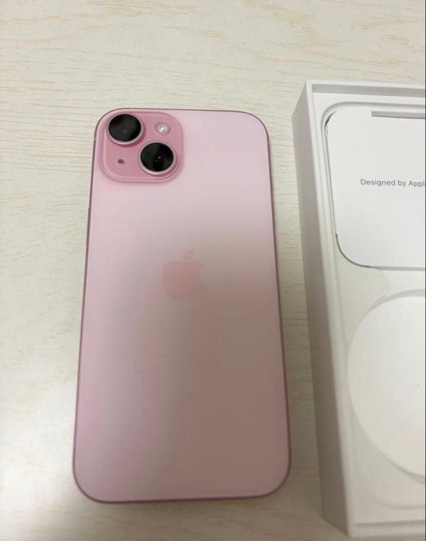iPhone15 256gb ピンク SIMフリー 画面割無 美品 - メルカリ