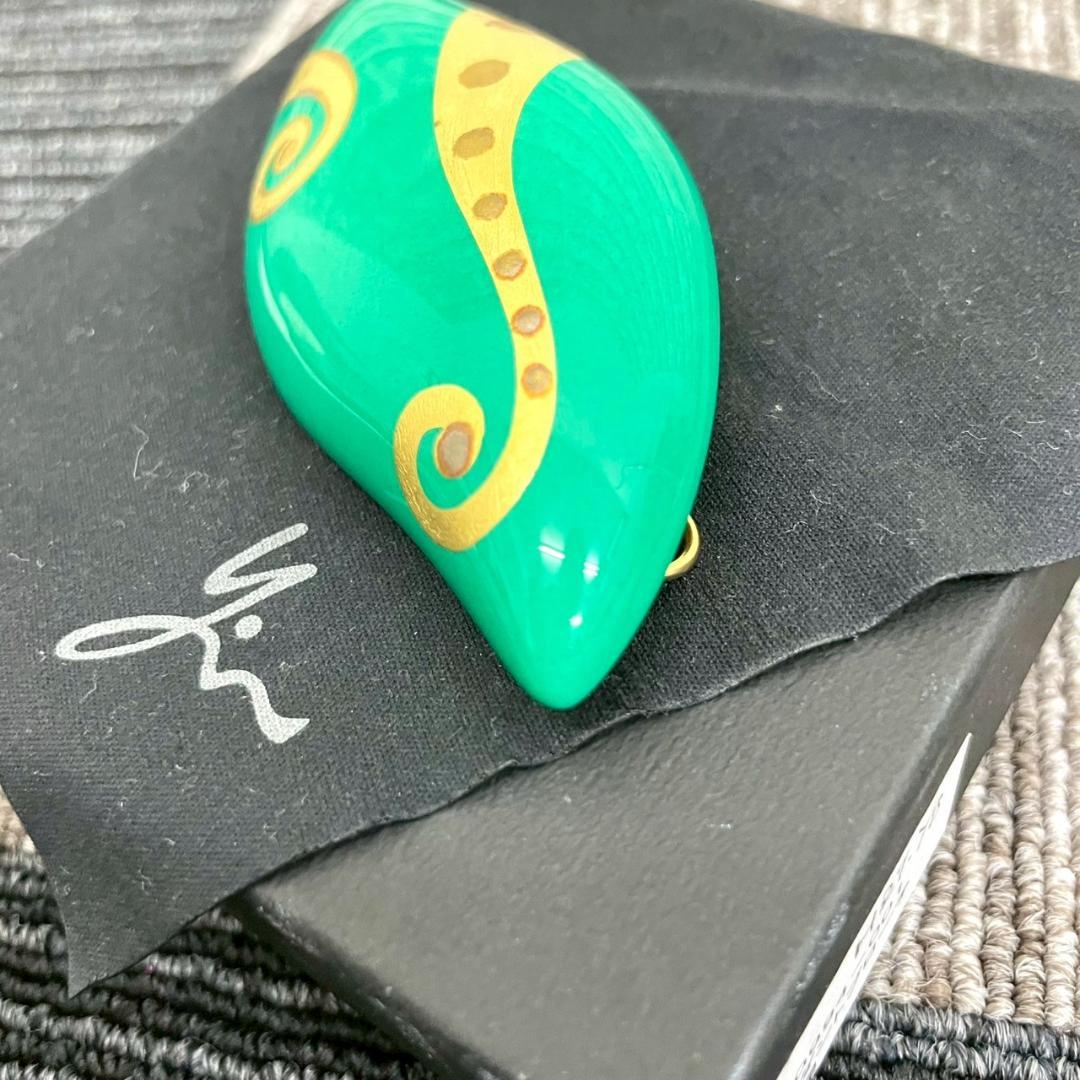 超美品 坂本これくしょん ブローチ 陽の星 グリーン - メルカリ