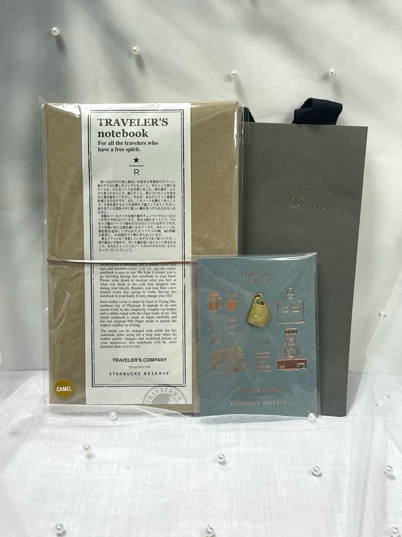 【新品未使用】トラベラーズノート レギュラーサイズ キャメル　マグタグ トラベラーズノート キャメル (15193006)