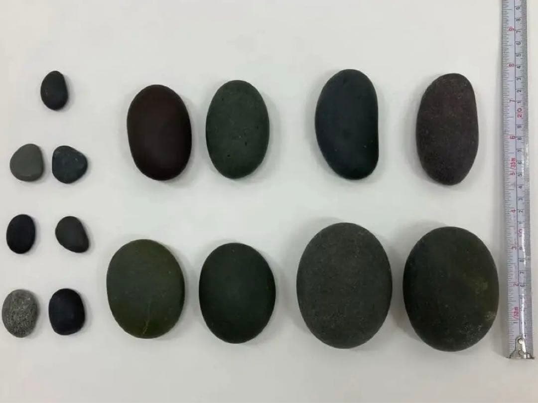 ホットストーン用 玄武岩　ラベンダーヒル 玄武岩家庭用セット、足指用ストーン、敷石、指圧、ツボ押し、ホット