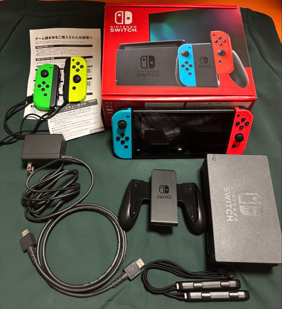 Nintendo Switch 本体 赤/青/緑ジョイコン Amazon.co.jp: Nintendo Switch 本体 (ニンテンドースイッチ) Joy-Con