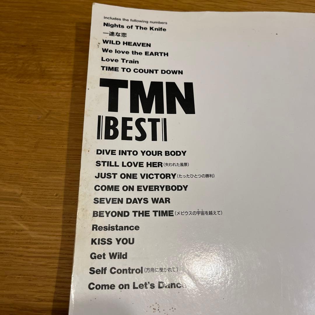 バンドスコア「TMN BEST」初版 TMネットワーク 小室哲哉 宇都宮隆 木根