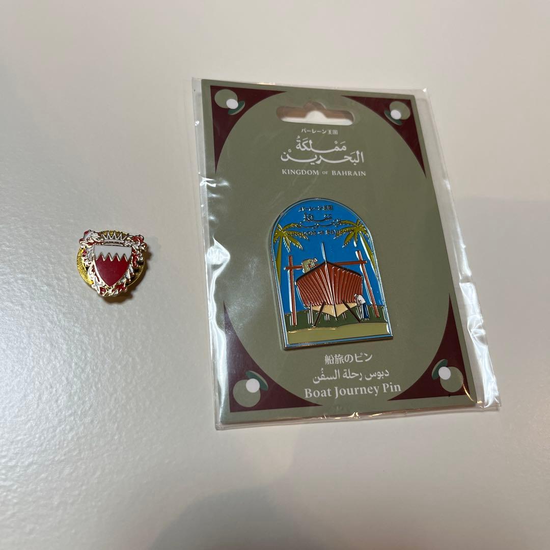 大阪関西万博2025 バーレーン王国 パビリオン ピンバッジ 2個セット