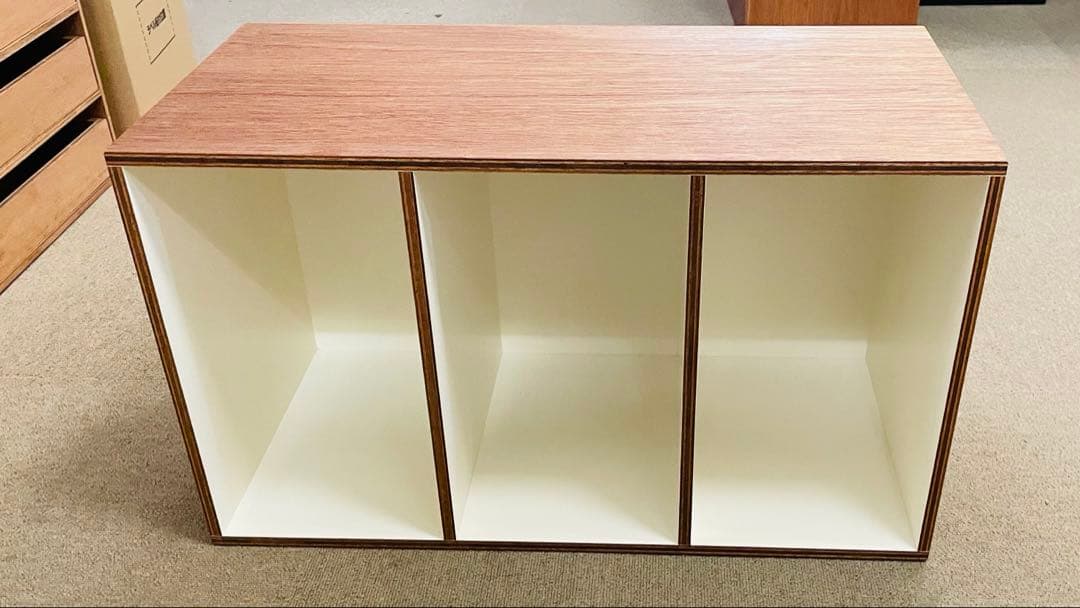 LAUAN SHELVES ラワンシェルブズ 縦3列ホワイト 正規 品