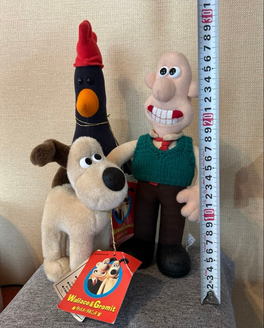 【超希少】ウォレスとグルミット　人形　ぬいぐるみ 世界初「ウォレスとグルミット」がプライズ商品として登場！ エスケイ