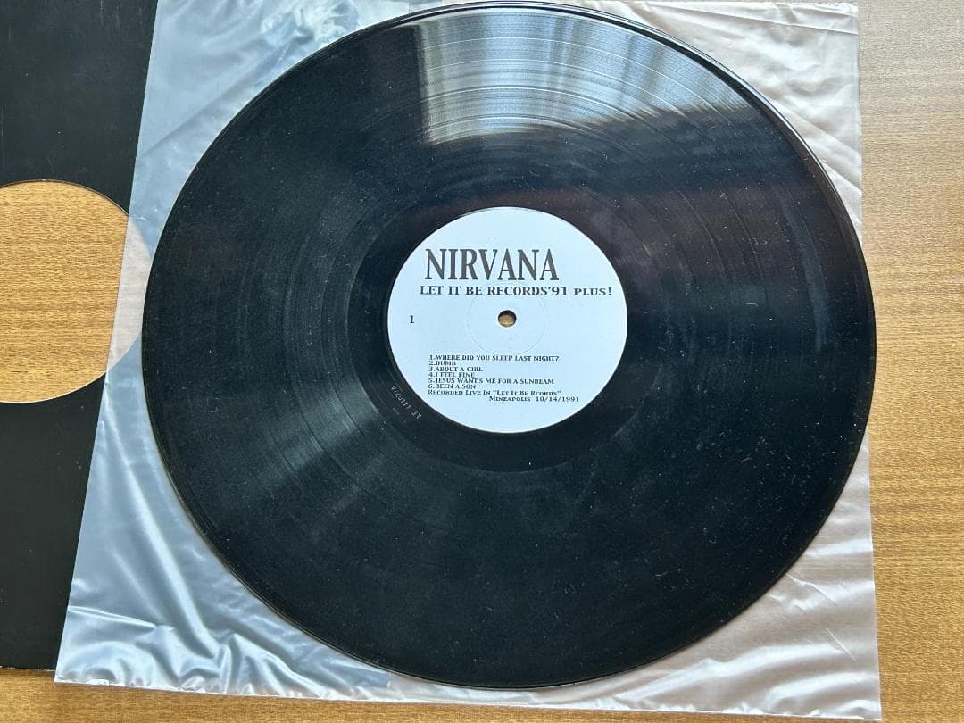 NIRVANA Let It Be Records '91 Plus レコード Nirvana 2002