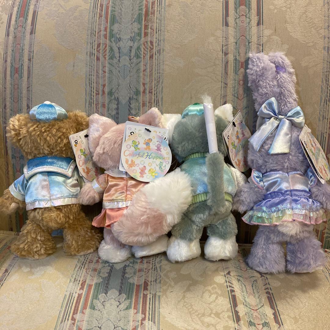 ♡カラフルハピネスダッフイー&フレンズ♡20周年ポージープラッシー7人