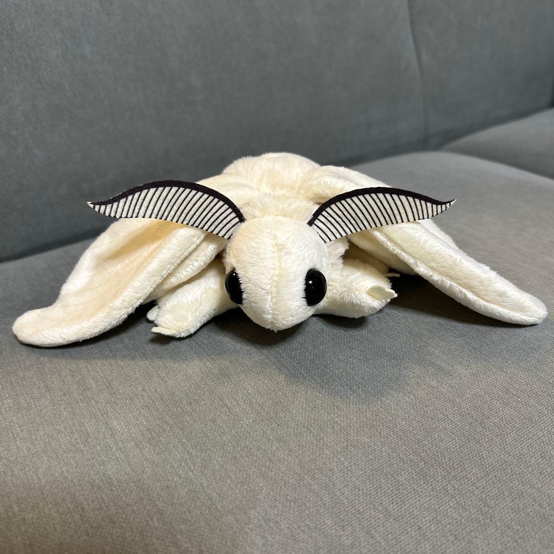 新品】国立科学博物館 特別展 昆虫 MANIAC 蚕蛾 カイコガ ぬいぐるみ