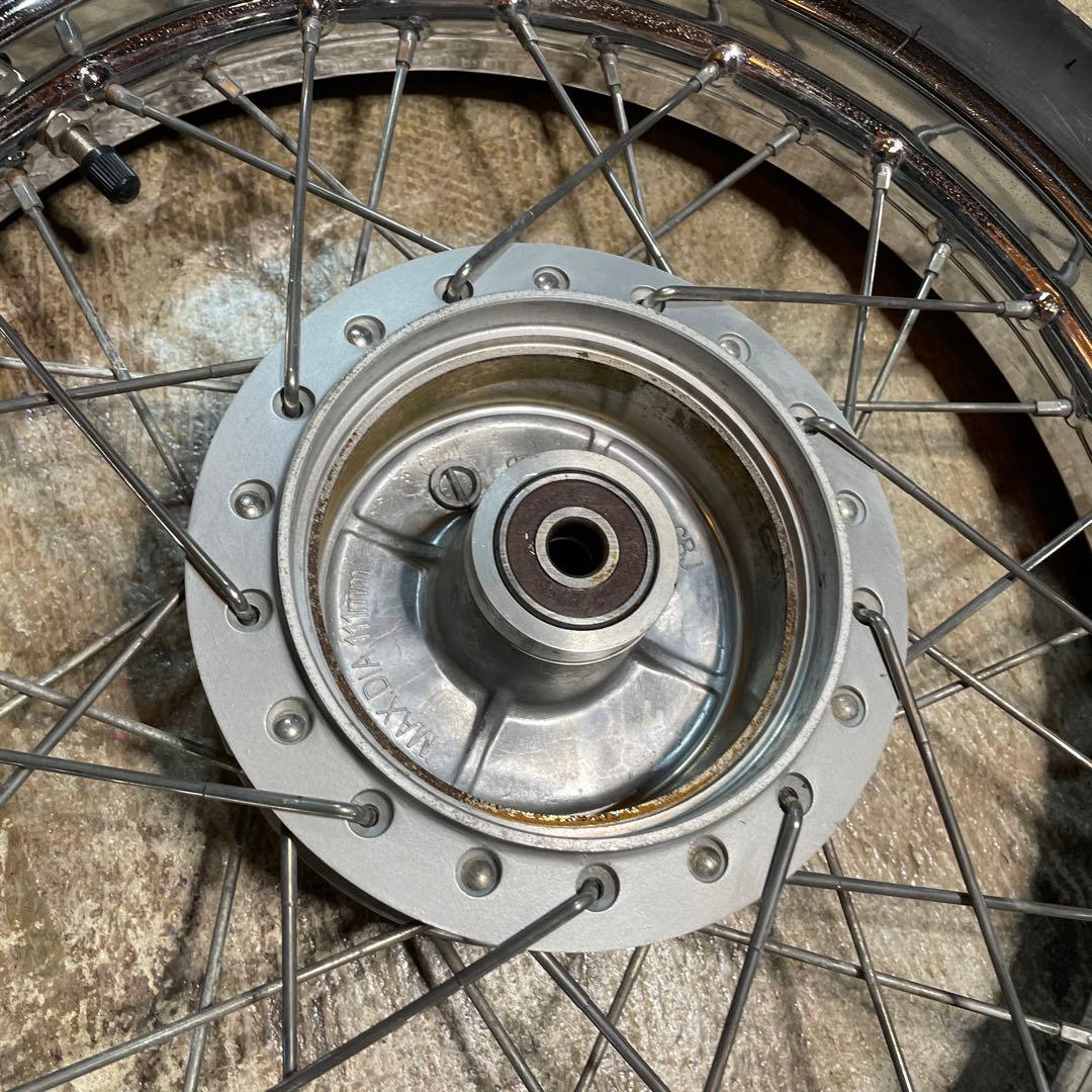 ホンダ リトルカブ スポークホイール 14インチ 前後ホイールセット