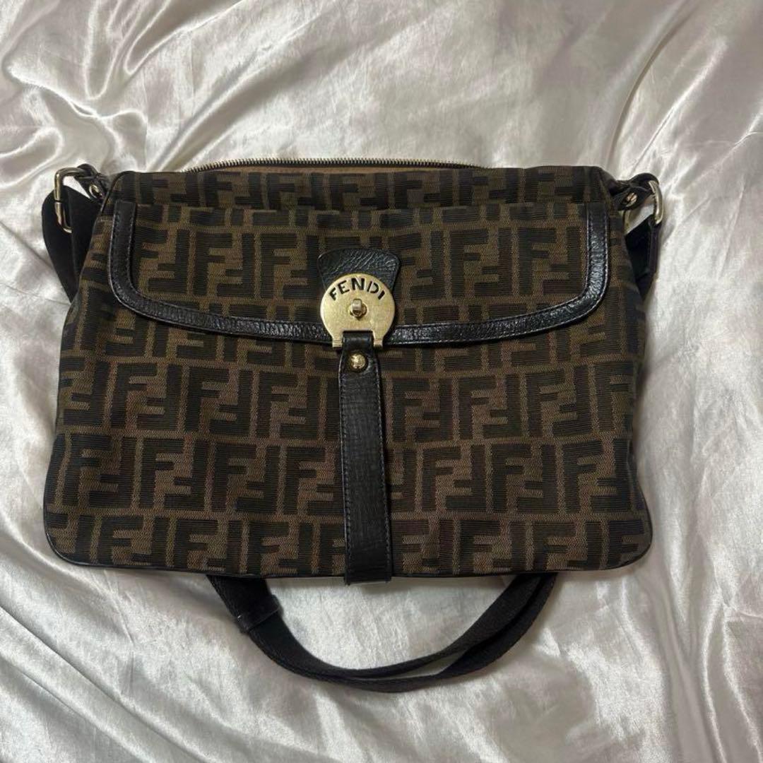 FENDI バック fendi Fendigraphy Small Fabric Brown | Fendi