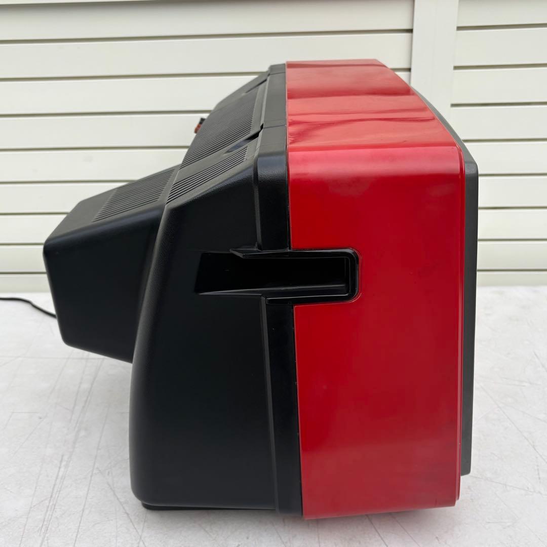 1978年製□昭和レトロ□SHARP ブラウン管テレビ CT-1405R 赤色 - メルカリ