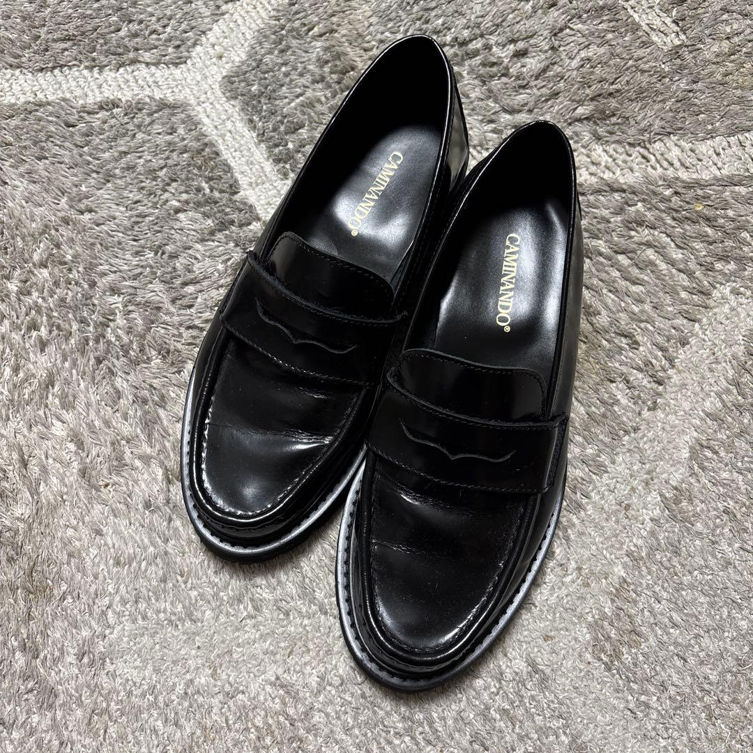 CAMINANDO カミナンド ローファー サイズ6 23.5cm 厚底 美品 - メルカリ