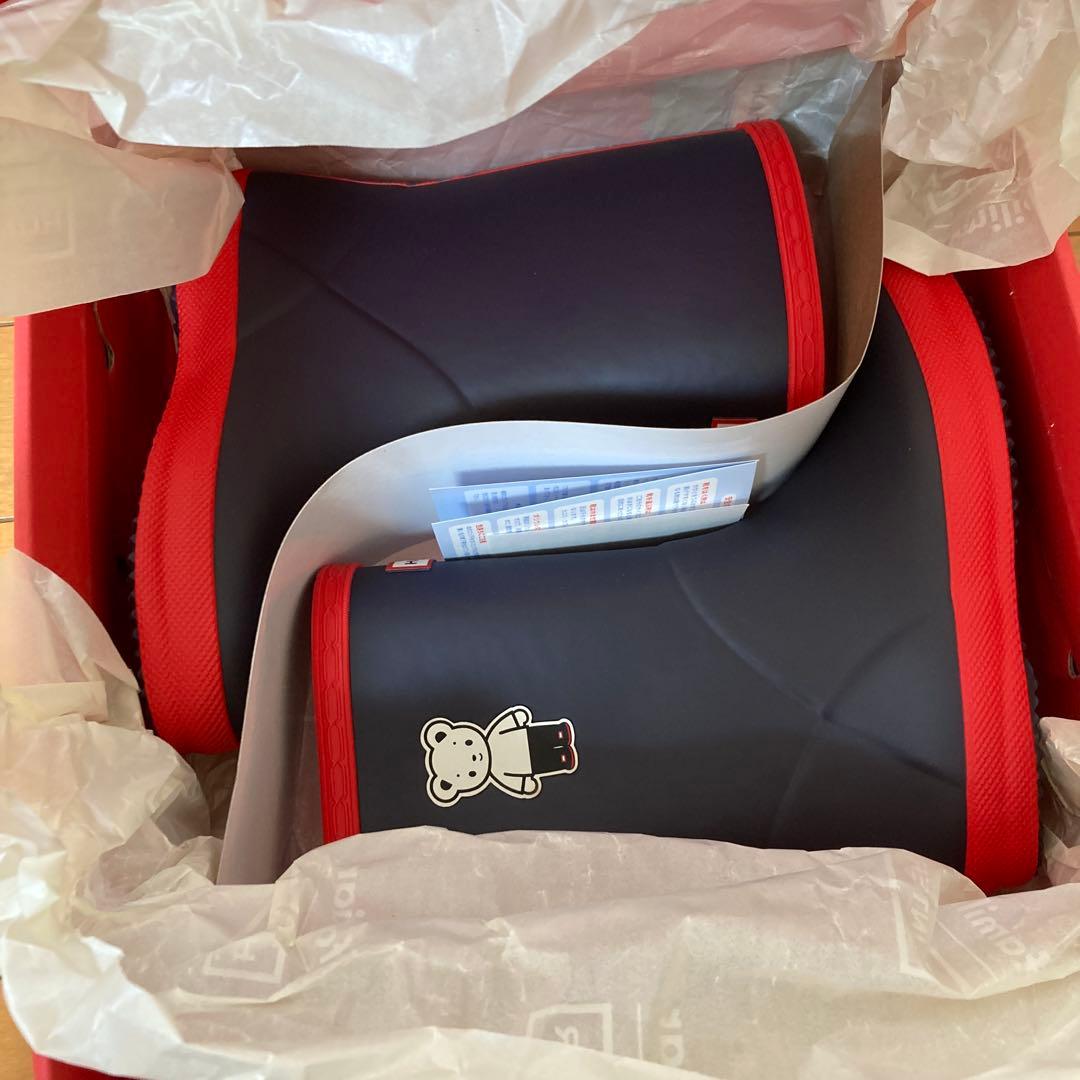 ファミリア×ハンター　キッズ　レインシューズ　19.3cm 未使用　長靴