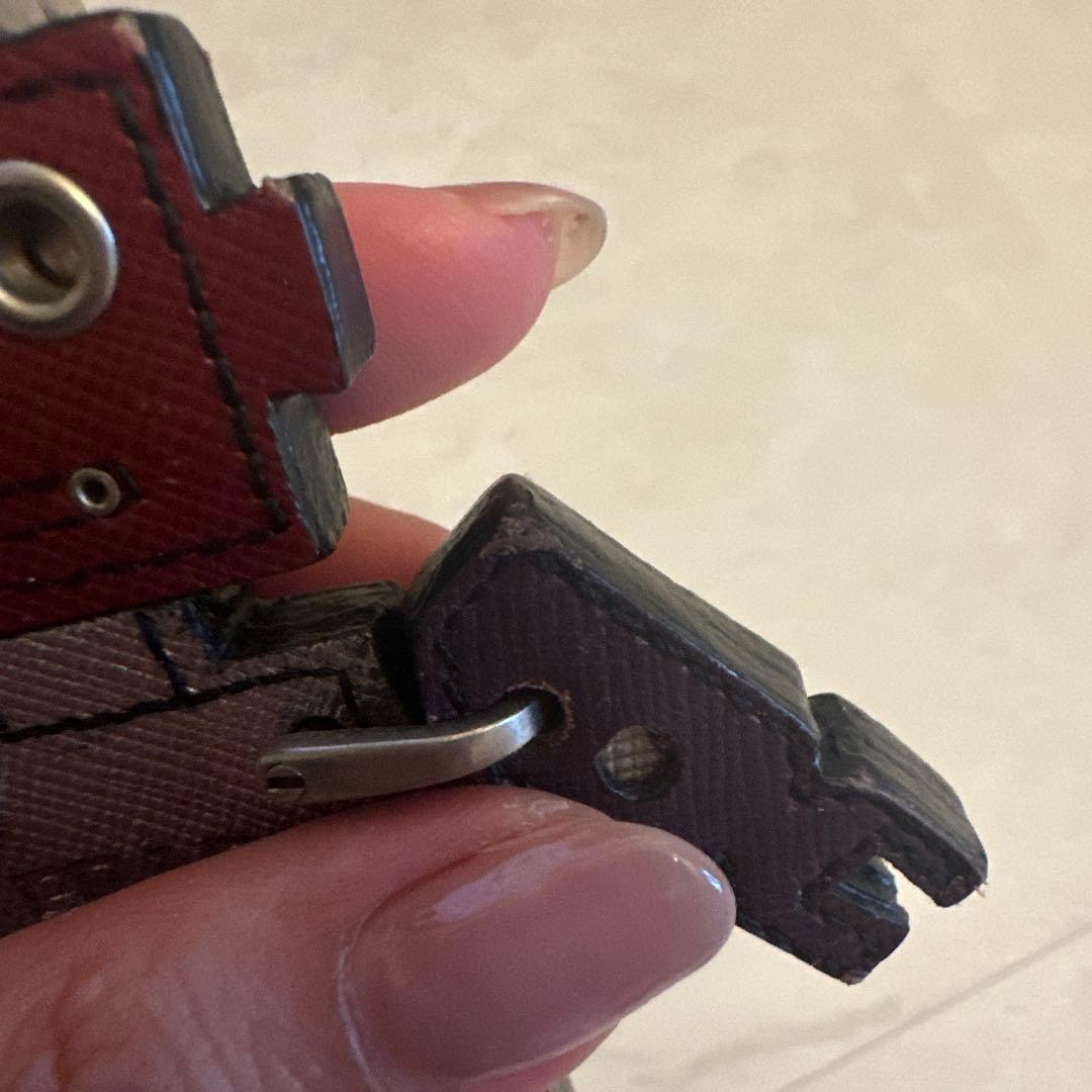 《美品》PRADA プラダ ロボットチャーム キーホルダー 2AR240