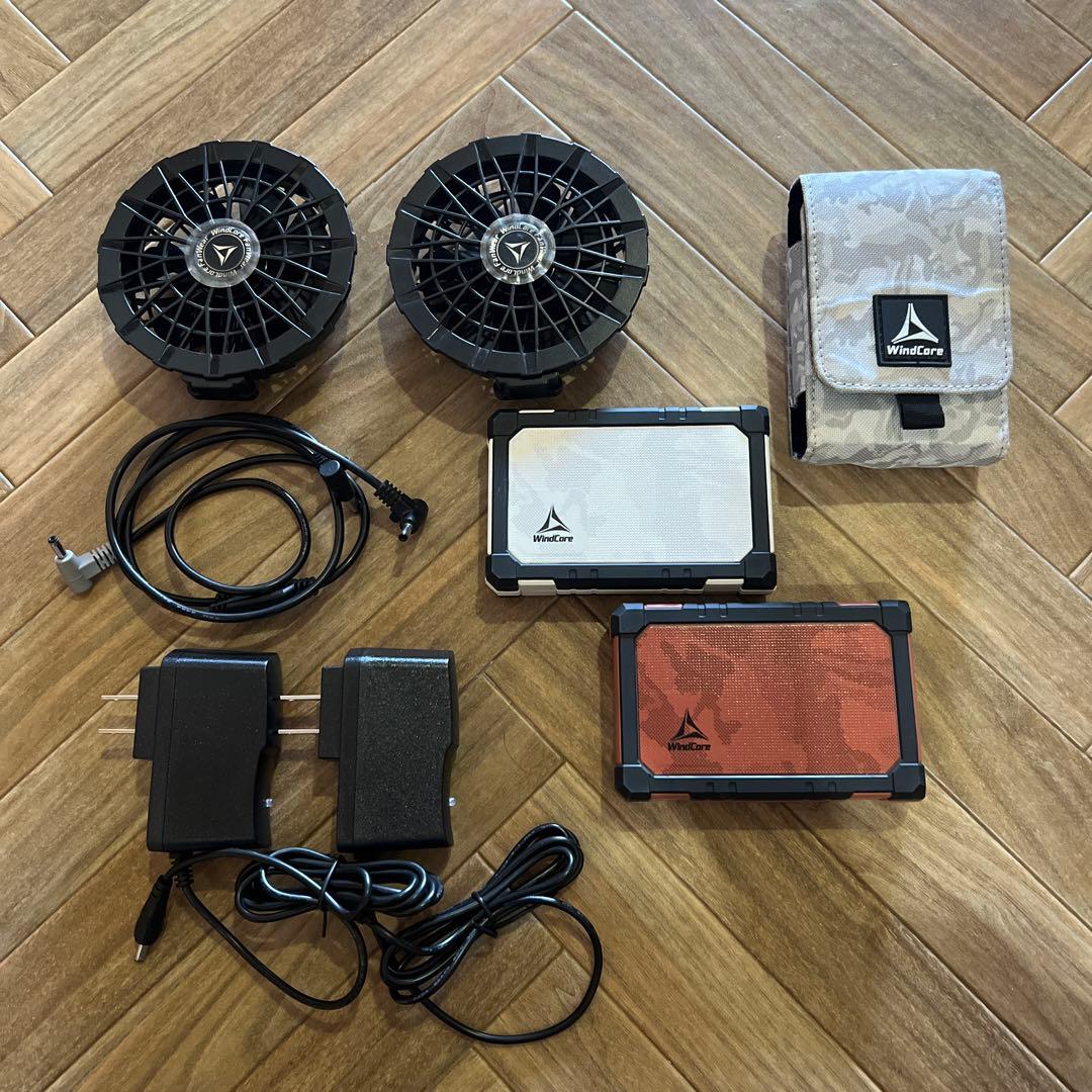 ワークマン ウィンドコア 空調服 バッテリー ファン セット 13V - メルカリ