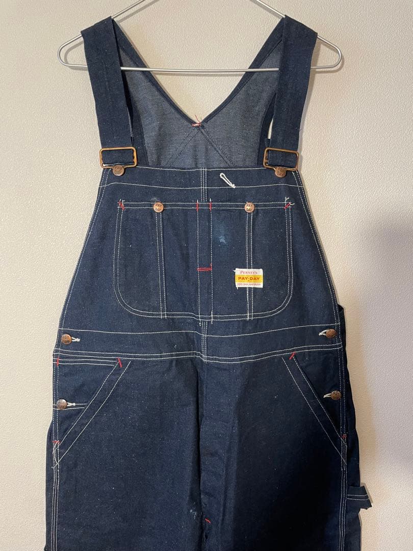 デッドストック 50s PayDay ペイデイ オーバーオール サロペット PAYDAY/ペイデイ SLOBE別注 オーバーオール（サロペット