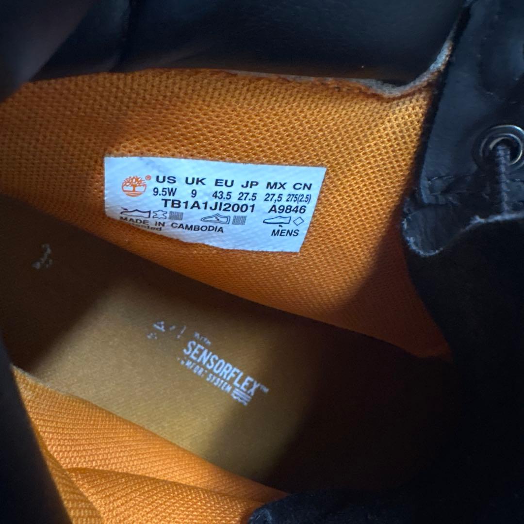 ティンバーランド 27.5cm ブラック