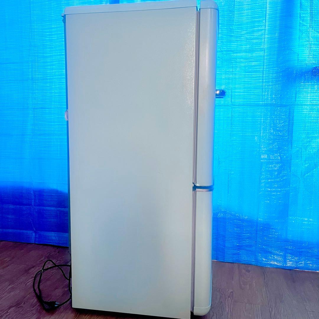 アクアミント】レトロ 冷蔵庫150L 2ドア冷蔵庫 DR-C15AM - メルカリ