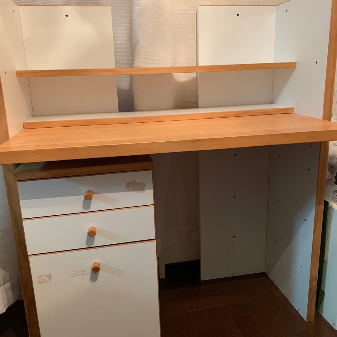 はなお様専用 モモナチュラル☆勉強机 デスクのみ - メルカリ