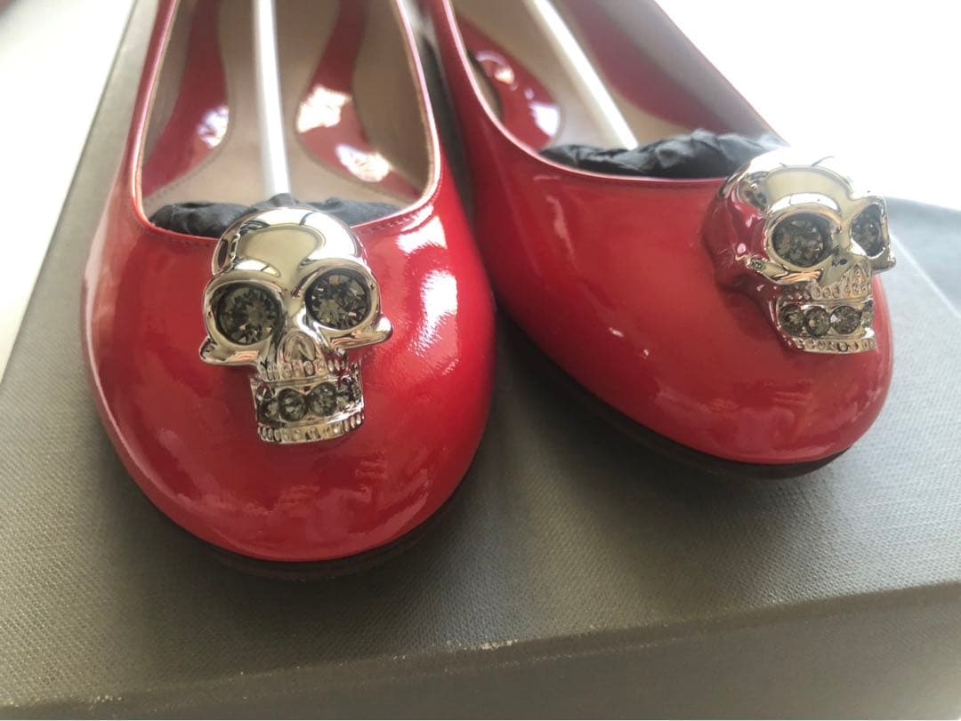 ALEXANDER McQUEEN フラットシューズ スカル マックイーン